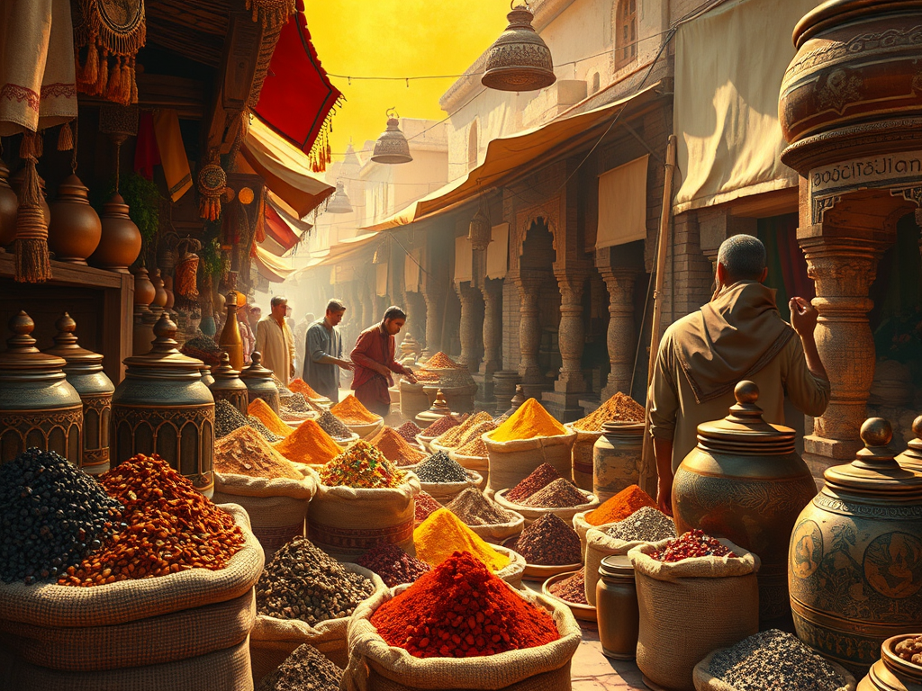The History of Spices: From East to West and the Transformation of Cuisines