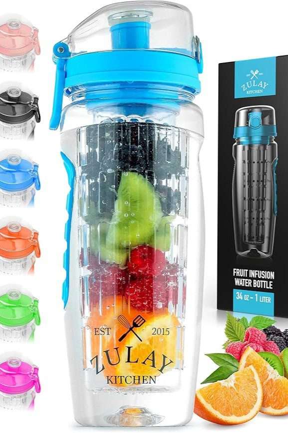 Zulay 34 oz Infuser Bottle: Elevate Your Hydration Game