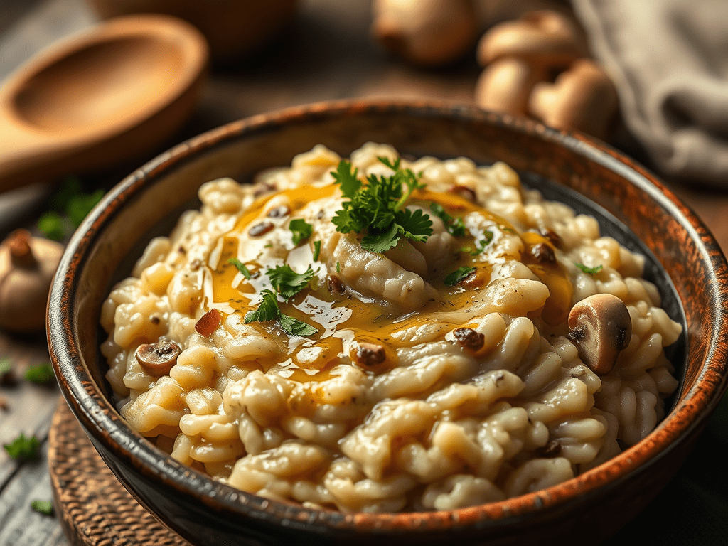 The Most Delicious Thing I’ve Ever Eaten: Truffle Mushroom Risotto