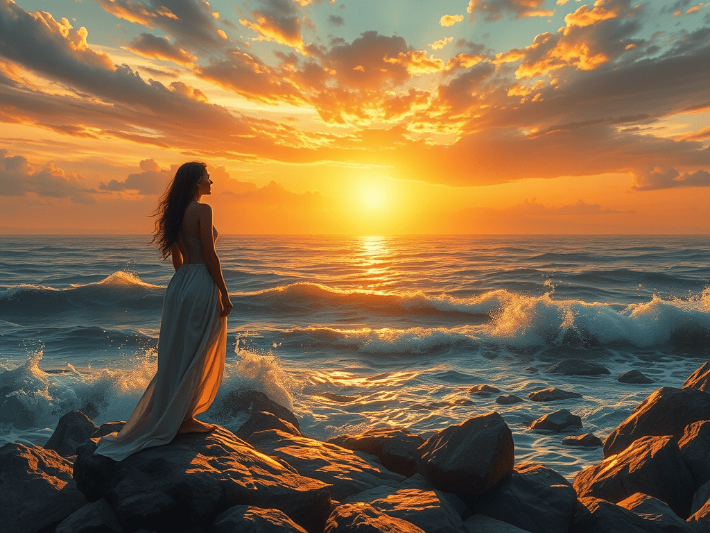 A woman knows the face of the man she loves as a sailor knows the open sea.