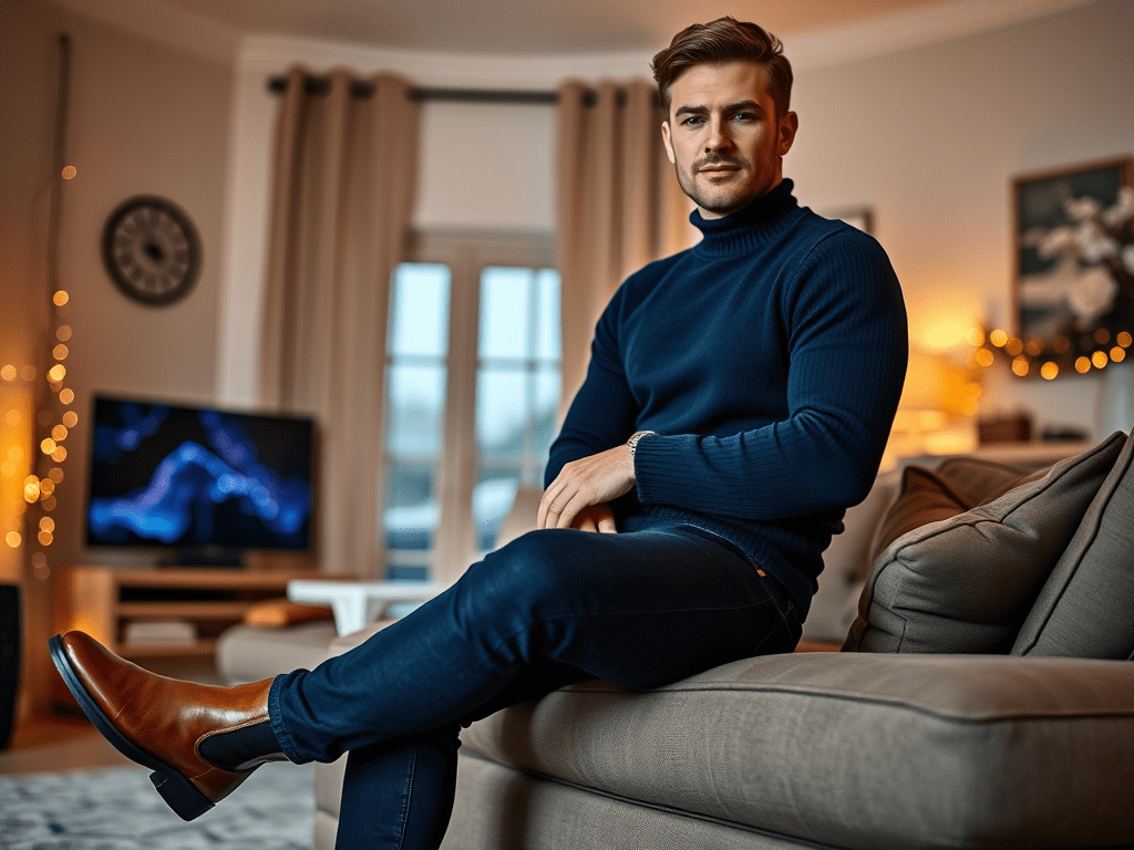 Casual Chic: Mastering the Navy Crewneck Look