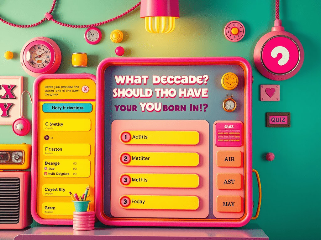 What Decade Should You Have Been Born In? Take the Quiz!