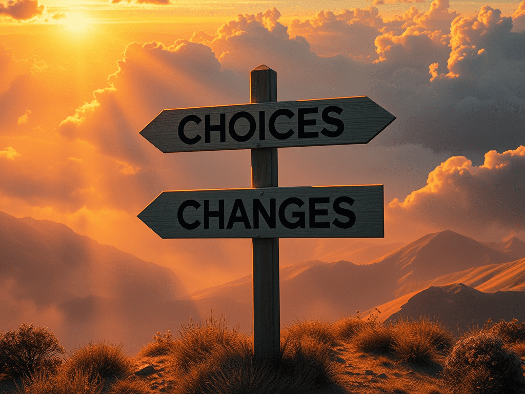 The 3 C’s of Life: Choices, Chances, Changes