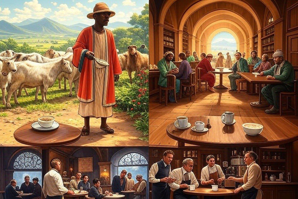 The Fascinating History of Coffee Shops: From Goat Herders to Global Hubs