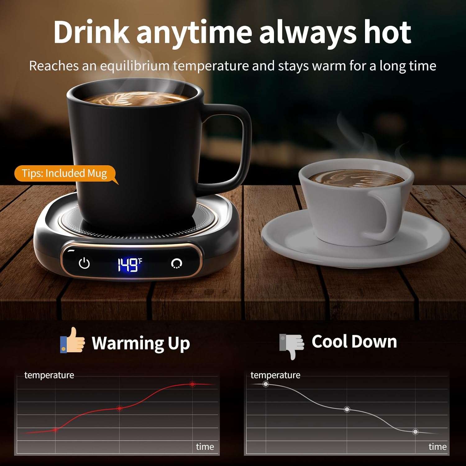Never Sip Cold Coffee Again: The Ultimate Mug Warmer