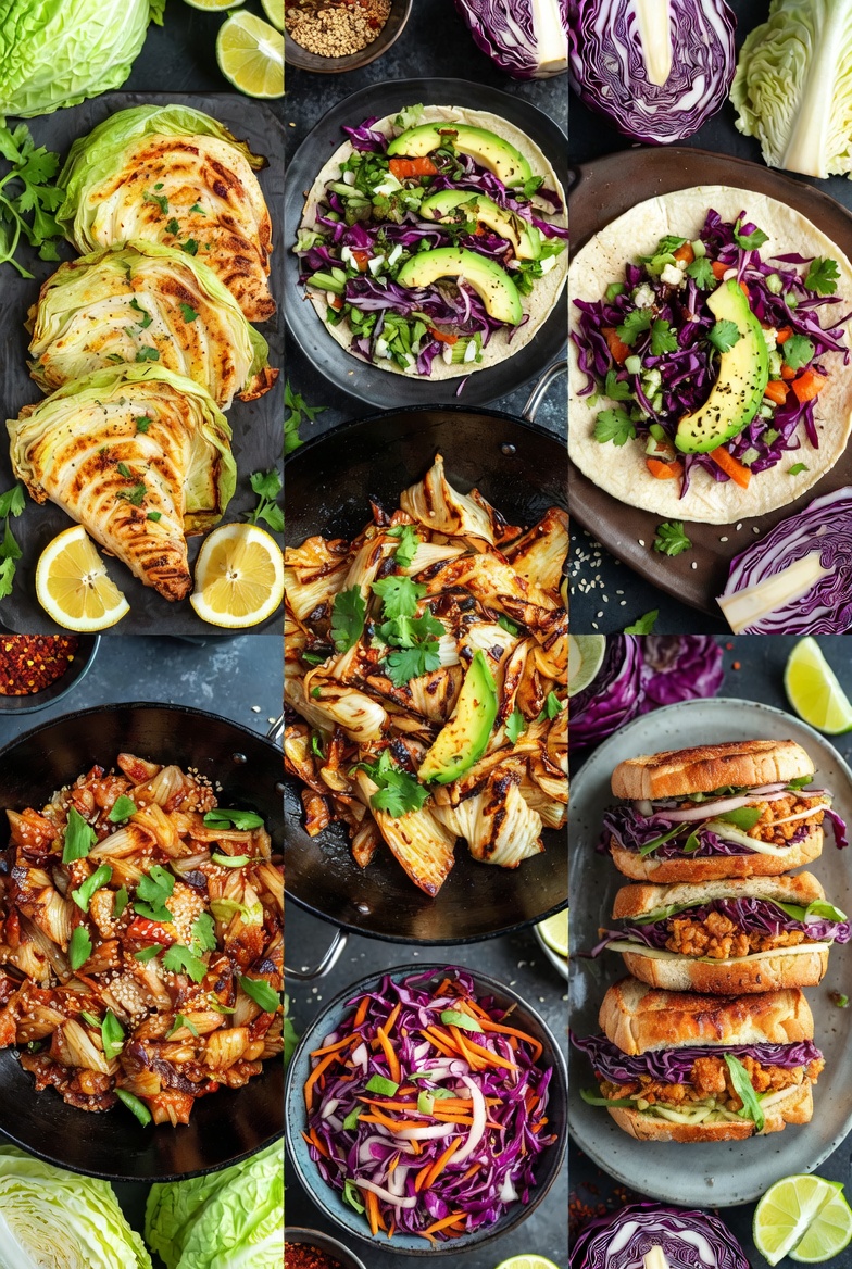 Cabbage Crush Recipes 2026: Creative Ways to Cook Cabbage (Steaks, Tacos & More)(with full Nutrition Information for every recipe)