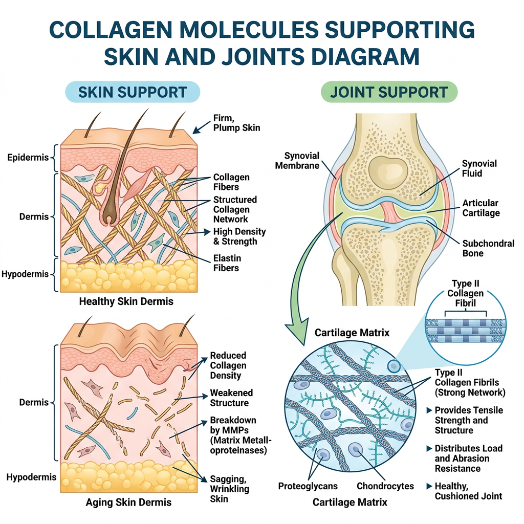 Collagen Benefits for Skin and Joints: Glycine’s Key Role