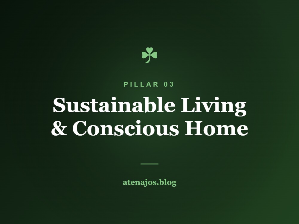 Sustainable Living and Conscious Home — atenajos.blog